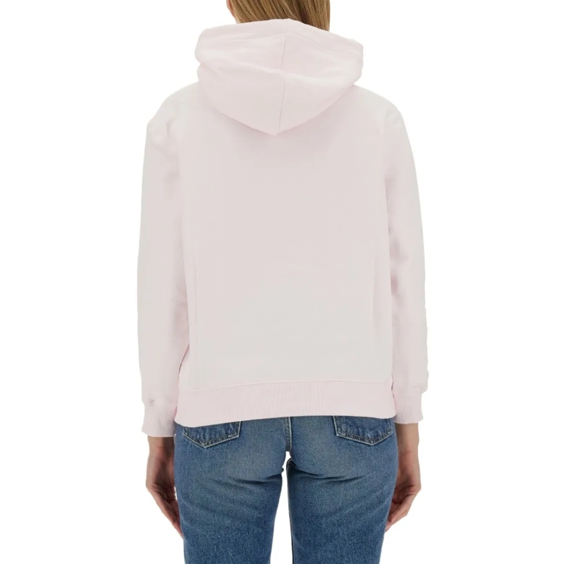 Lanvin  Relaxed Fit Cotton Sweatshirt With Front Print White (Image 4)