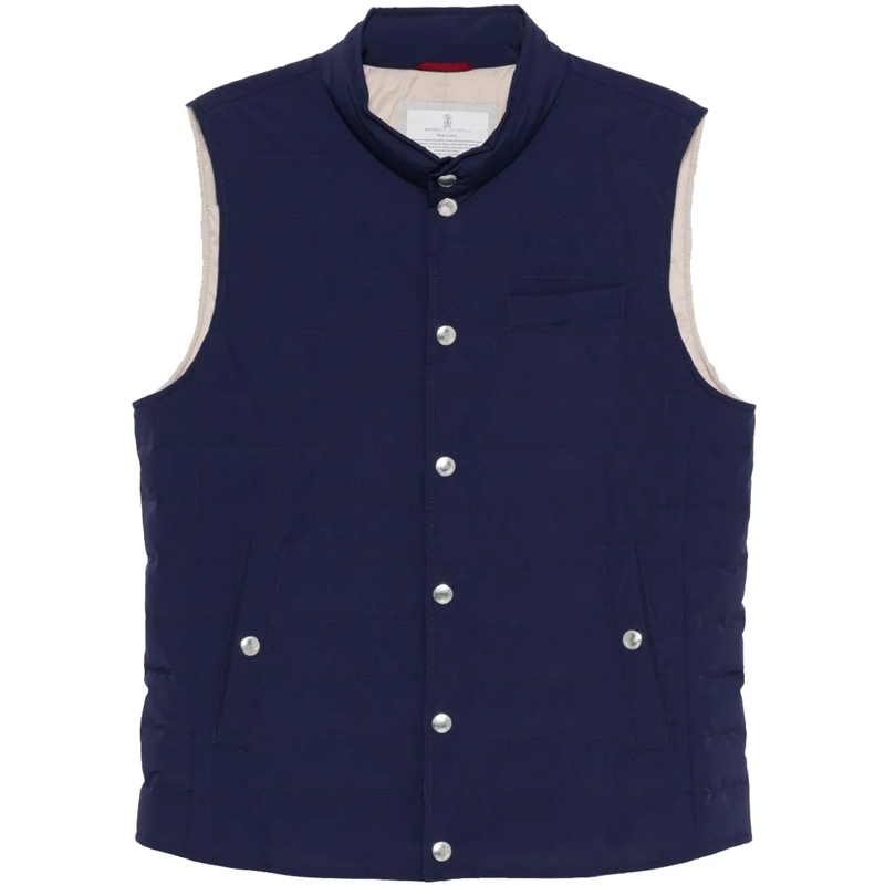 Brunello Cucinelli Weste Jackets Blue blau