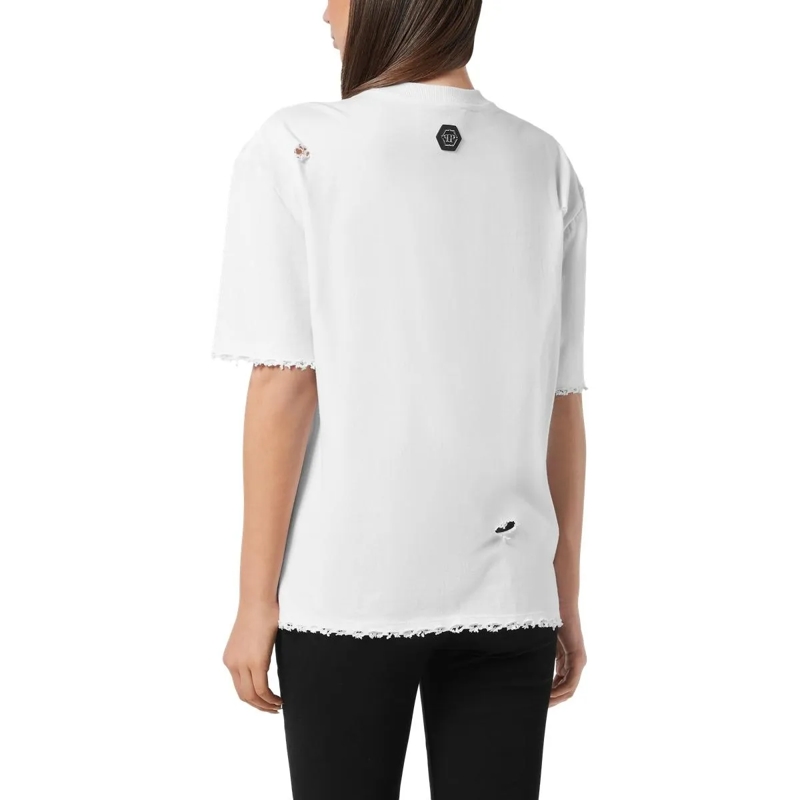 Philipp Plein T-Shirt T-Shirt Man Fit weiss(Image 3)