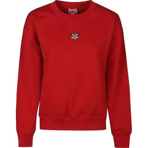 Kenzo Sweatshirts Lucky Tiger Regular Sweatshirt Red rot