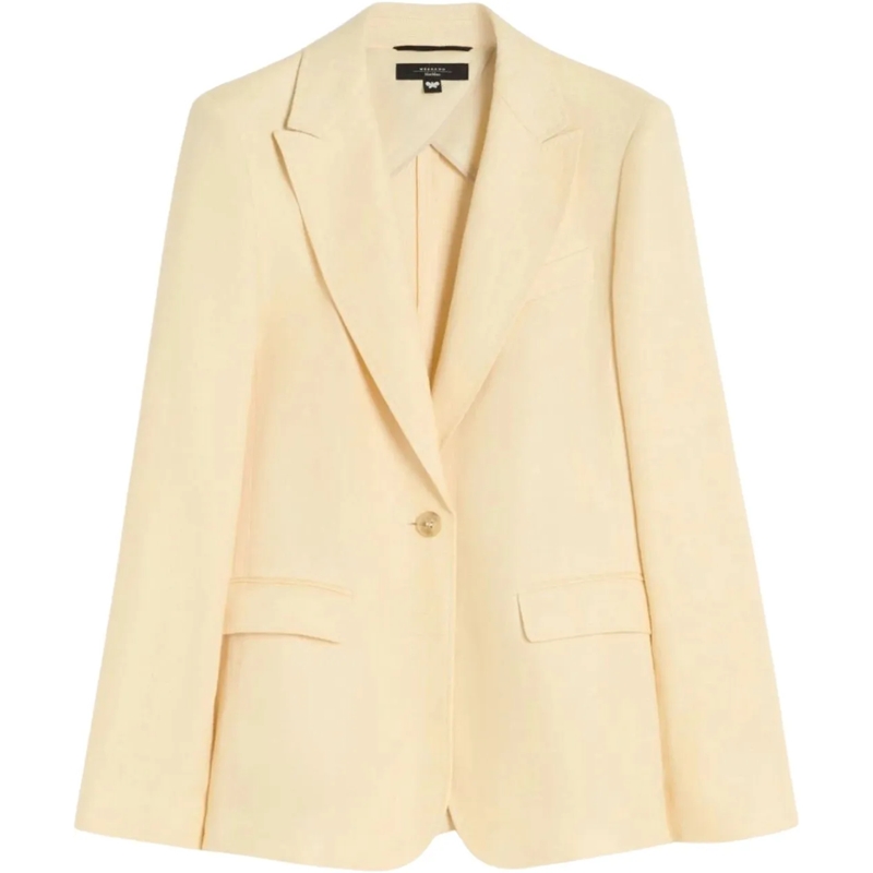 Max Mara Blazer Max Mara Weekend Wkdnalut Blazers Lichtgeel 261504 gelb