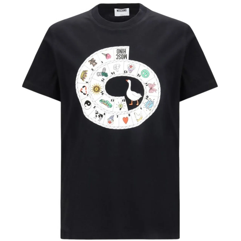 Moschino T-Shirt T-Shirts And Polos Multi Black schwarz