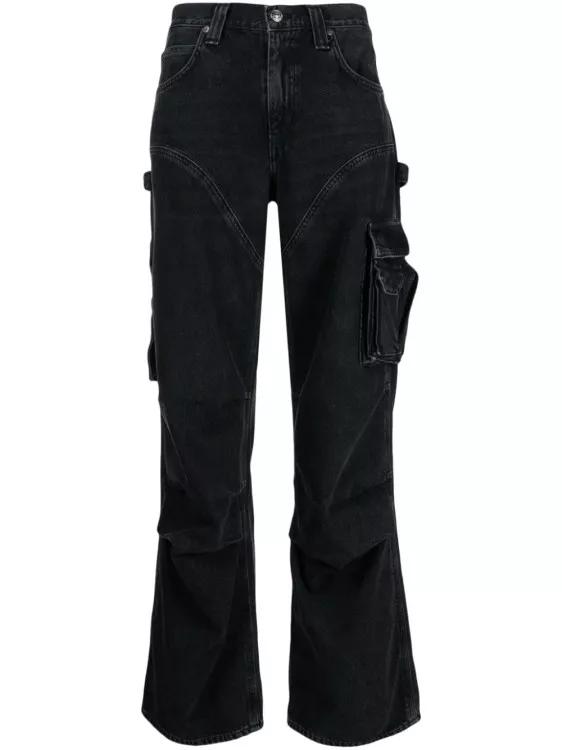 Agolde - Black Cotton Blend Denim Jeans - Größe 25 - black