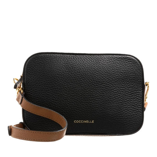 Coccinelle Tebe Tricolor Noir/Lambs/Cuir Sac pour appareil photo