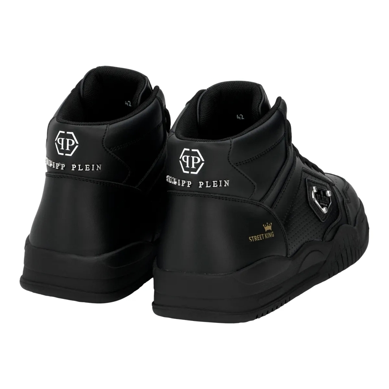 Philipp Plein Low-Top-Sneaker Mid-Top Turnschuhe Street schwarz(Image 4)
