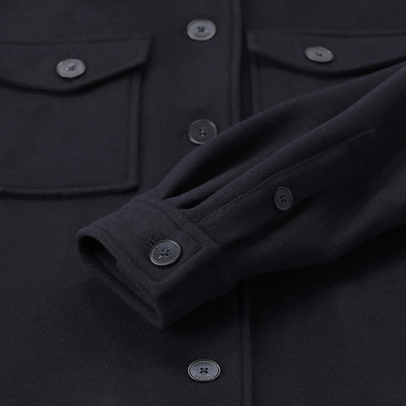 Closed Veste de transition Jacke aus Woll-Mix blau(Image 4)
