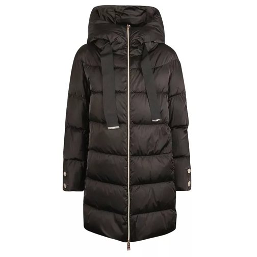 Herno Hooded Padded Coat Black 