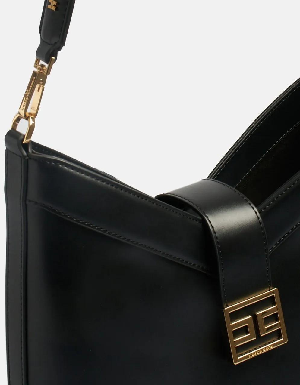 Elisabetta Franchi Hobo bags Black in zwart