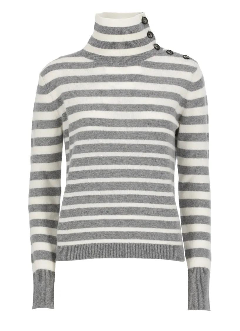 Vanise - Grey Cashmere Sweater - Größe 40 - grau