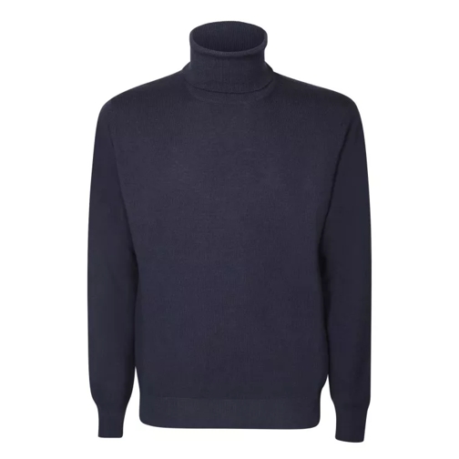 Dell'oglio Wool-Blend Pullover Blue 