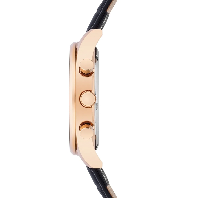 Rhodenwald & Söhne Automatikuhr Herren Armbanduhr Goodwill Echtleder rosegold(Image 4)