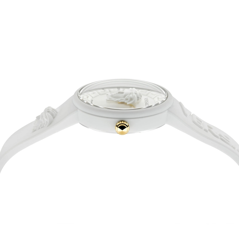 Versace Quarzuhr Quarz Analog Uhr Medusa Pop weiss(Image 3)