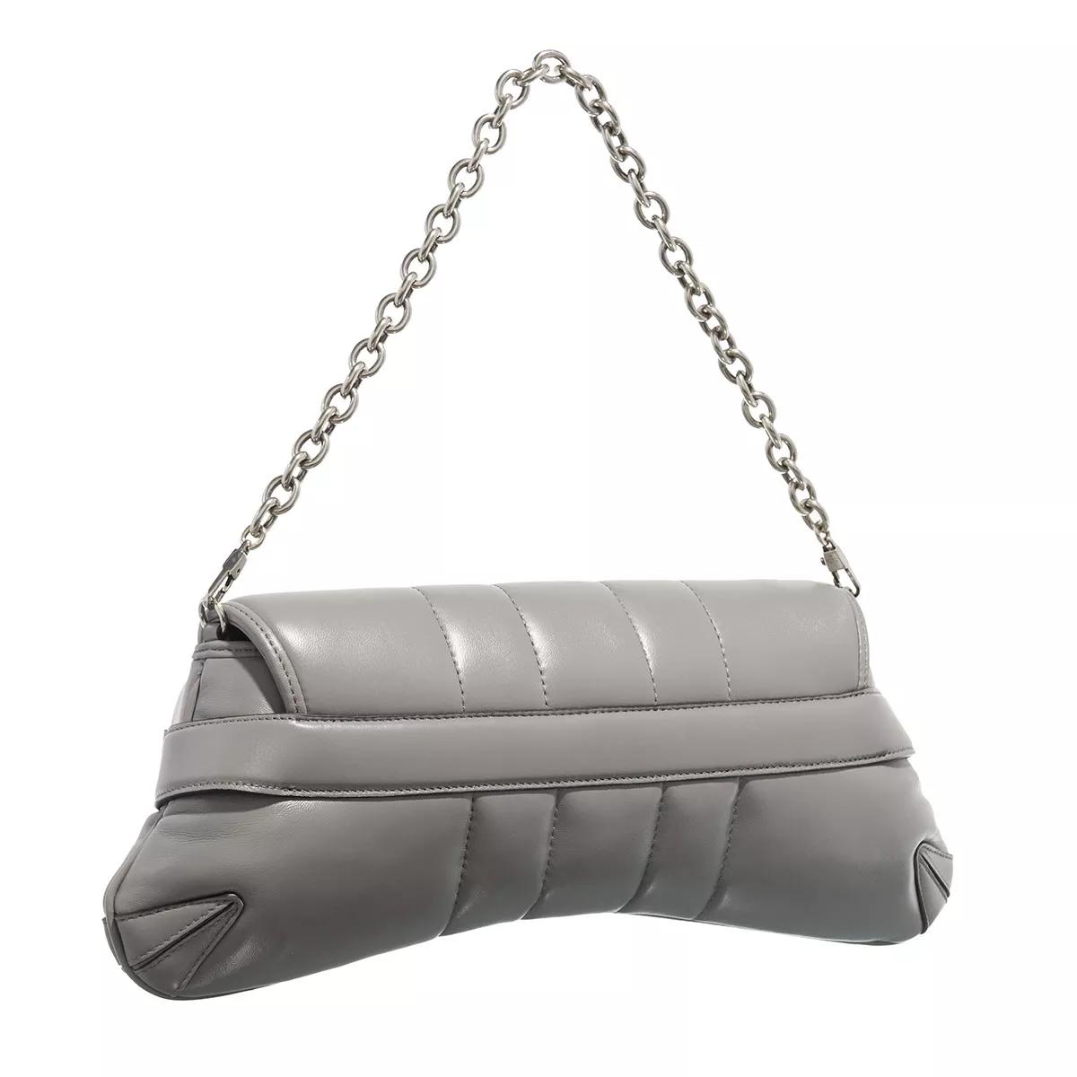 Gucci Pochettes Horsebit Chain Medium Shoulder Bag in grijs