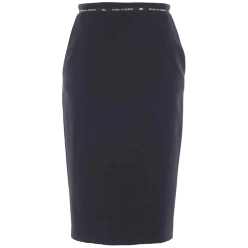 Elisabetta Franchi Jupe midi Skirts Black schwarz