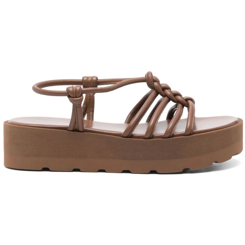 Gianvito Rossi Sandalen Sandals Leather Brown braun