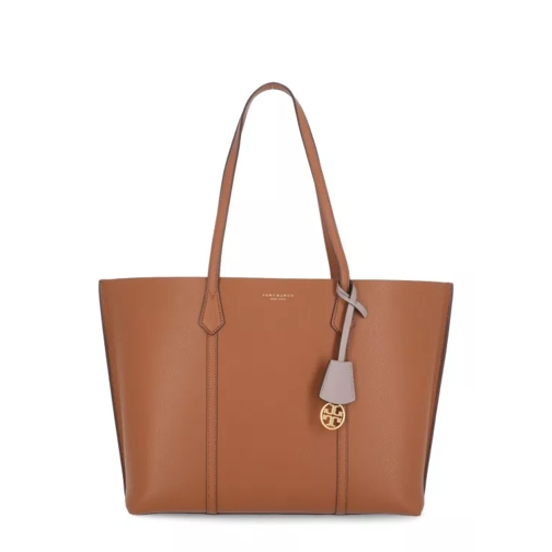 Tory Burch Brown Pebbled Leather Shoulder Bag Brown Schultertasche