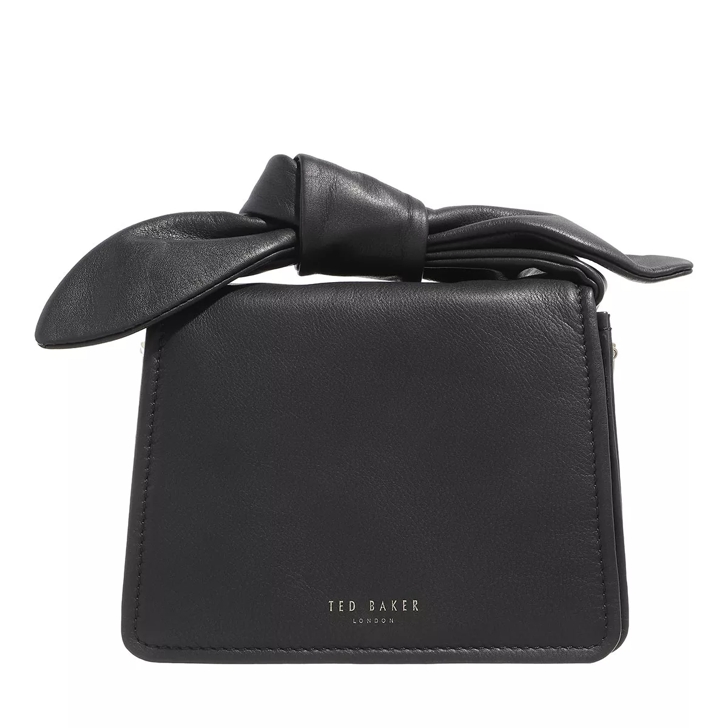 Ted Baker Niyah Soft Knot Bow Mini Crossbody Bag in Black