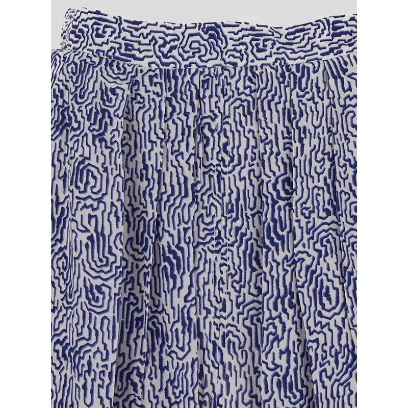 Isabel Marant  Minirock Violaine mit All-Over Print blau(Image 3)