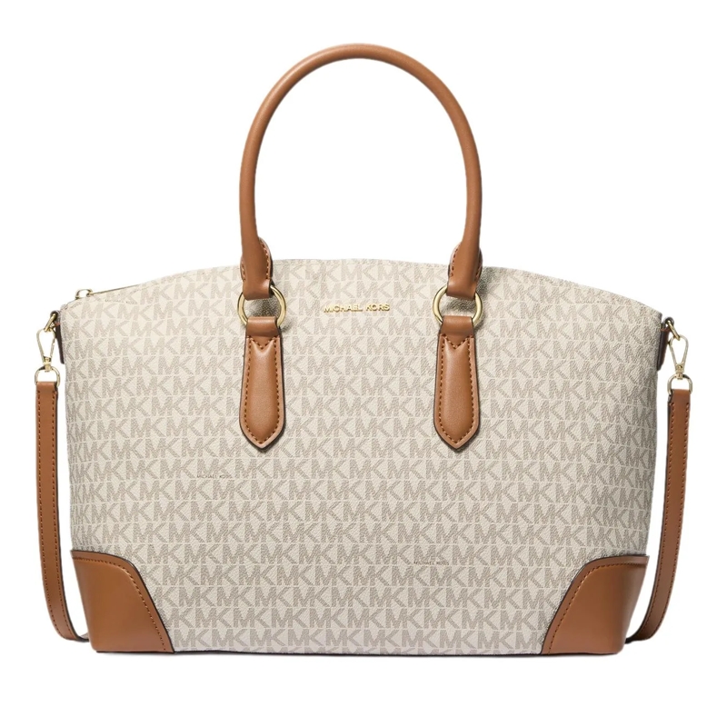 MICHAEL Michael Kors Satchel Murphy Lg Ew Dome Satchel Vanilla/Acrn