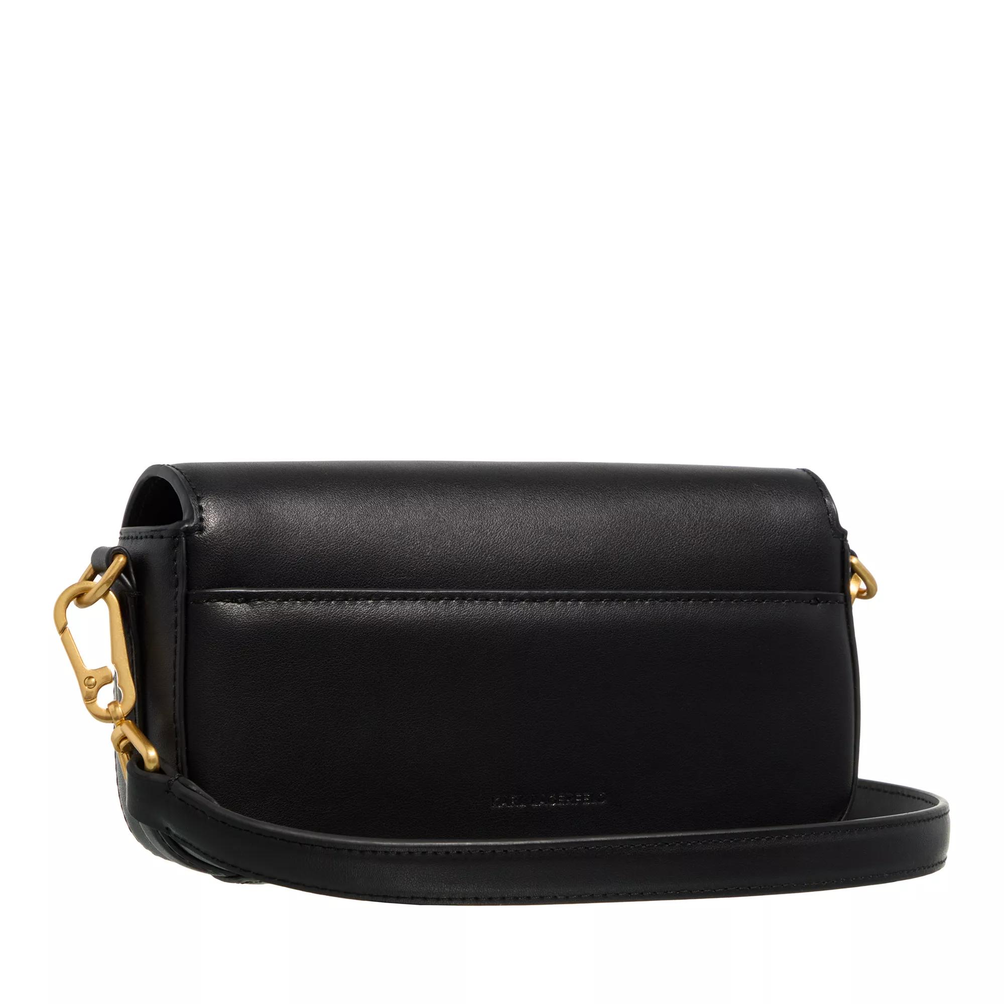 Karl Lagerfeld Crossbody bags K Signature Fan Small Crossbody in zwart