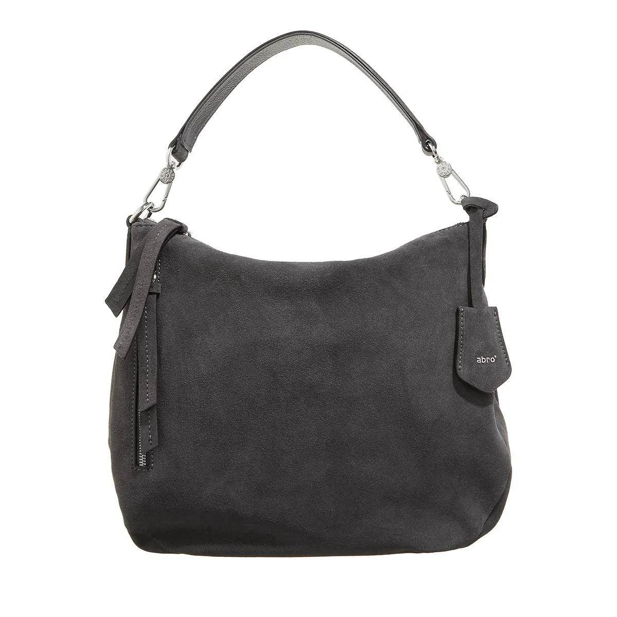 Abro Hobo Bag - Beutel Juna Medium/ D.Grey - Gr. unisize - in Grau - für Damen