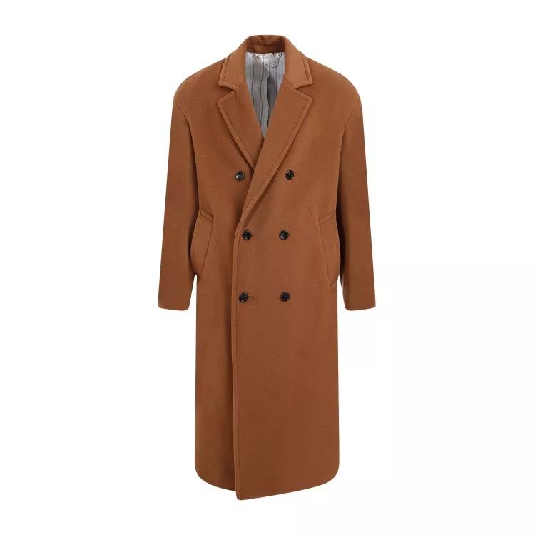 Gucci - Brown Burnt Camel Wool Coat - Größe 50 - brown