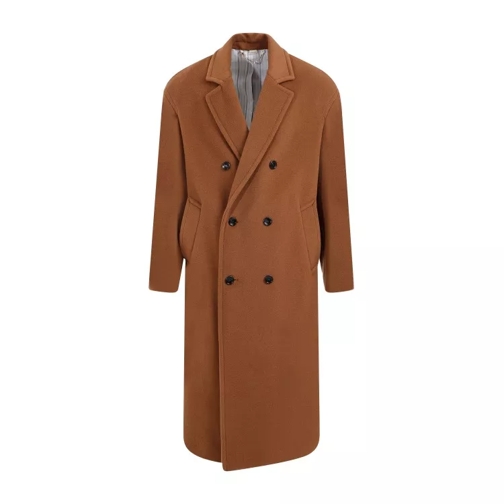 Gucci Brown Burnt Camel Wool Coat Brown 