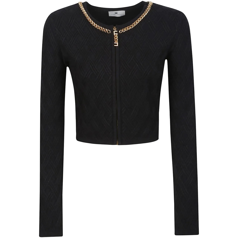 Elisabetta Franchi  Tricot Sweater Black schwarz