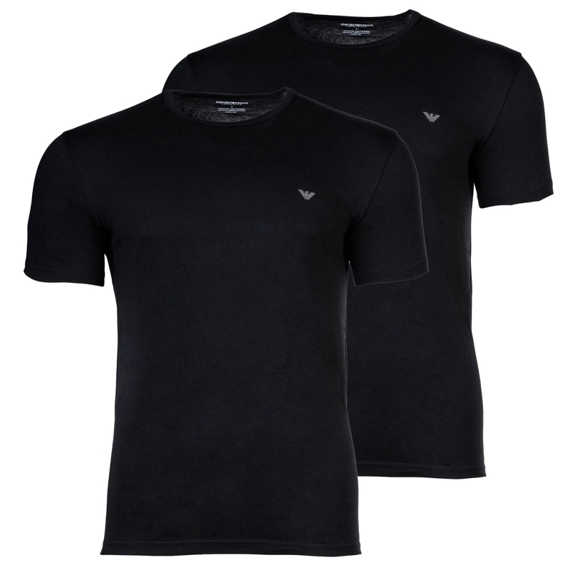 Emporio Armani Hemd ENDURANCE 2er Pack schwarz
