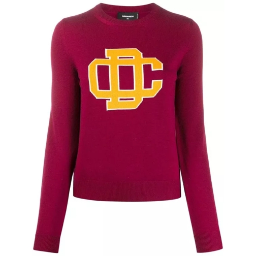 Dsquared2 Logo Knit Sweater Pink 