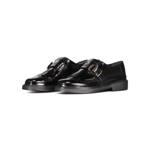 Tod's Loafers mit Schnalle und Applikation Schwarz Veterschoenen