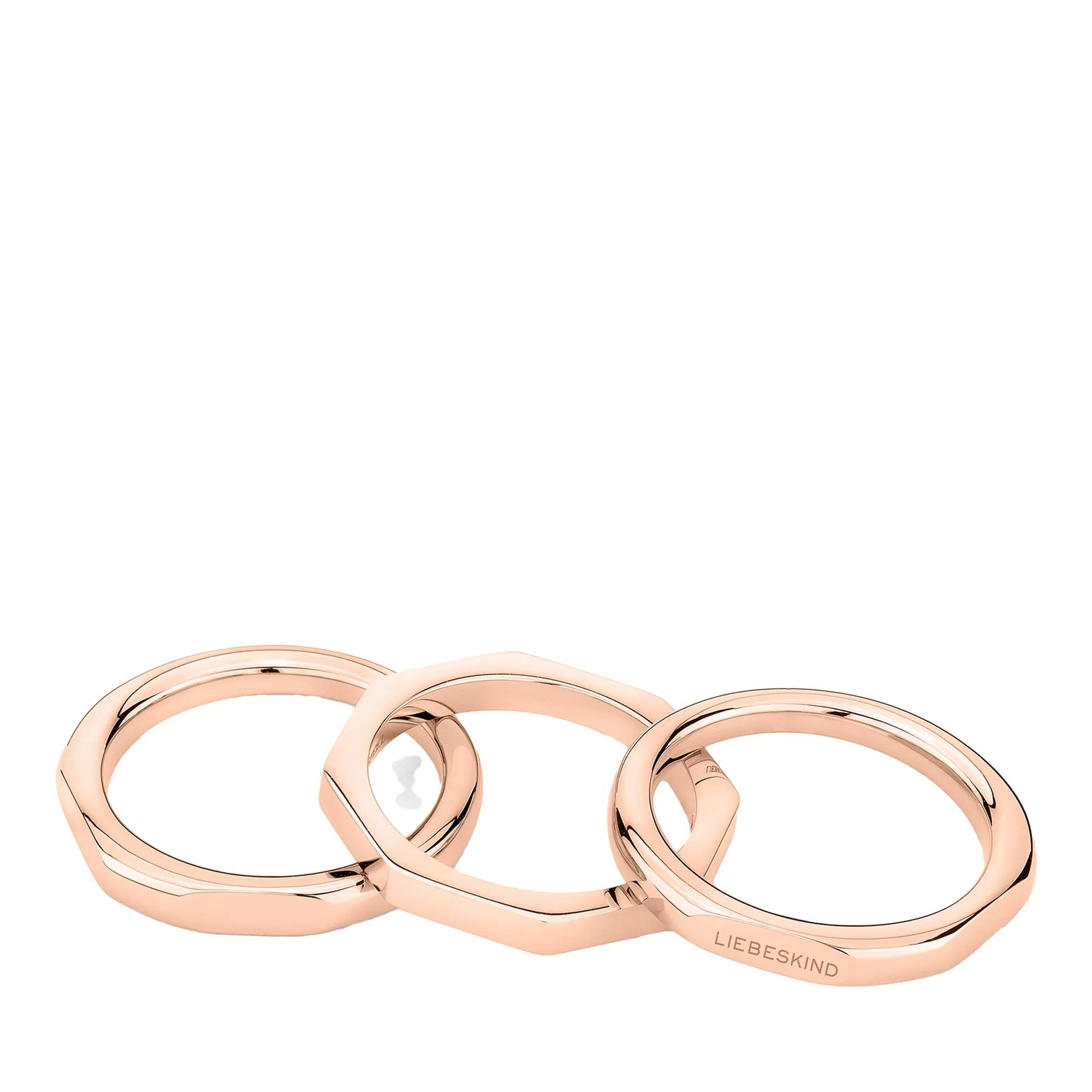 Thumbnail - Liebeskind Berlin Ringe - Edelstahl Ring - Gr. 56 - in Quarz - für Damen