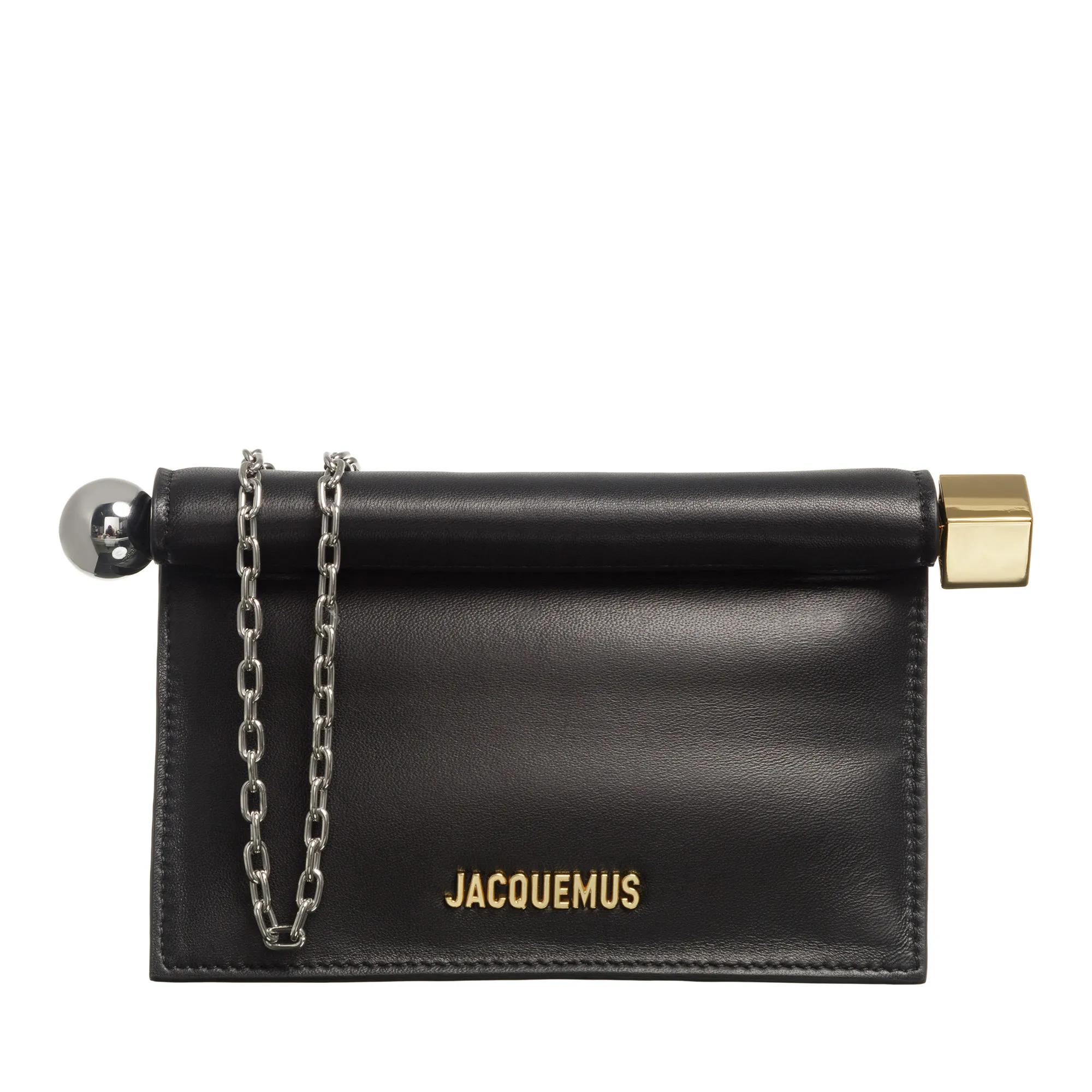 Jacquemus Clutches - The Petite Pochette Round C - Gr. unisize - in Schwarz - für Damen