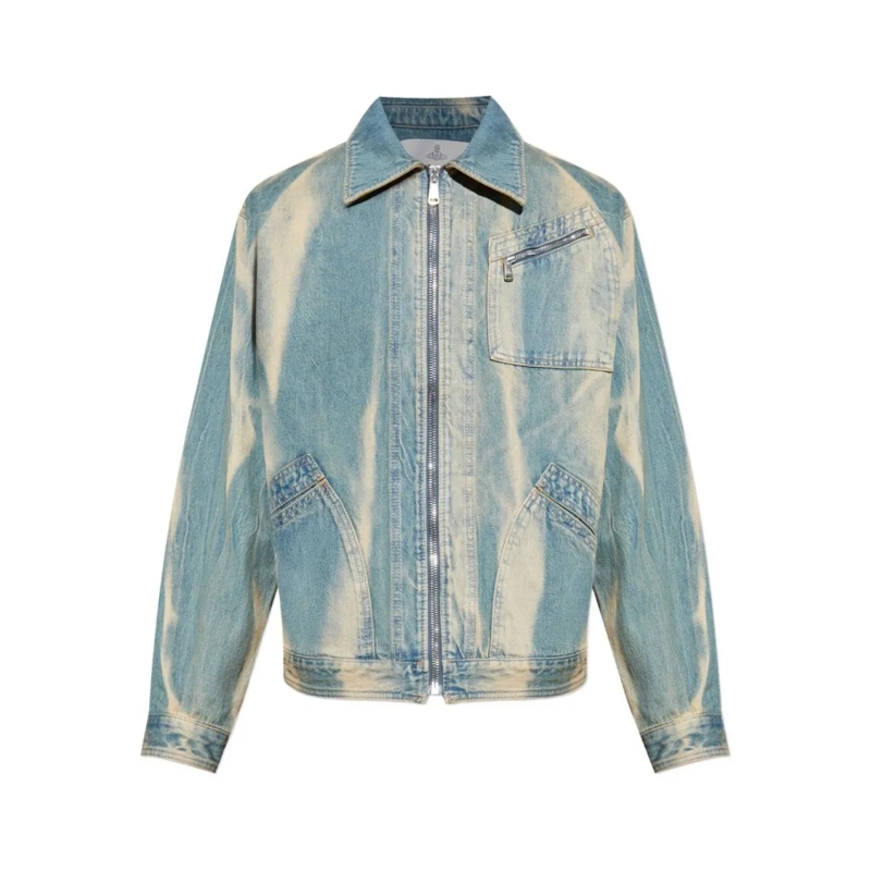 Vivienne Westwood Spijkerjasje Light Blue Faded Wash Casual Jacket Grey