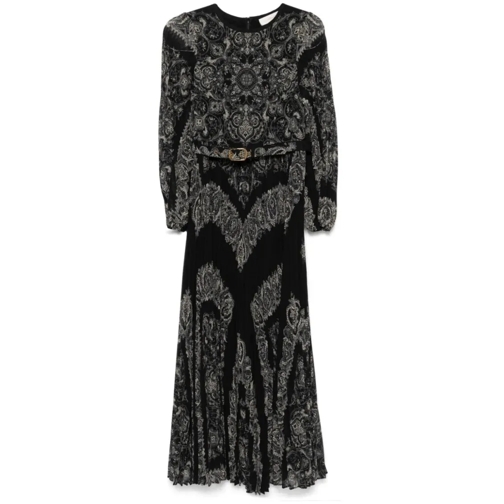 Zimmermann Robes midi Sunray Midi Dress Black