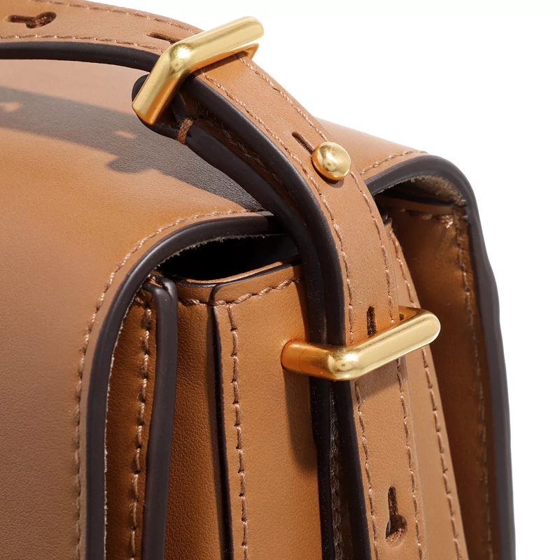 Polo Ralph Lauren Saddle Bag Saddle Crossbody Medium Tan(Image 4)