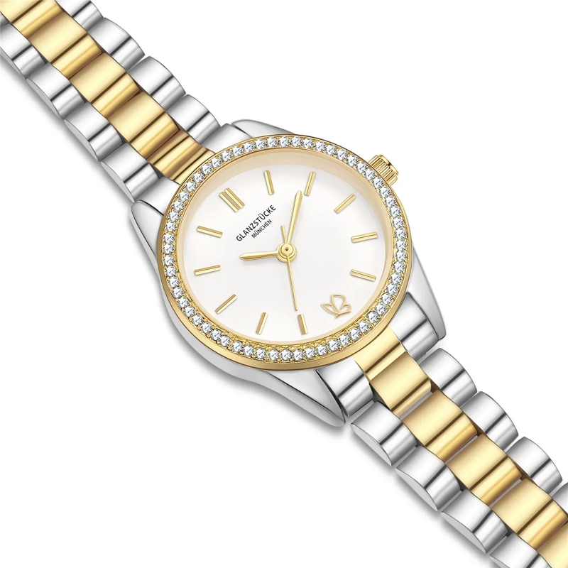 Glanzstücke München Automatikuhr Damen Armbanduhr Edelstahl silber(Image 6)