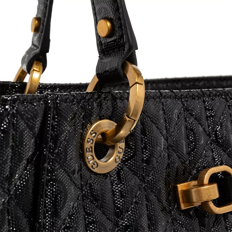 Guess Tote Aveta Noel Tote Black(Image 4)