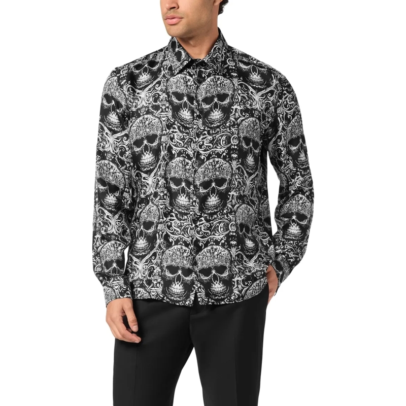 Philipp Plein Hemd Shirt Skull schwarz(Image 3)
