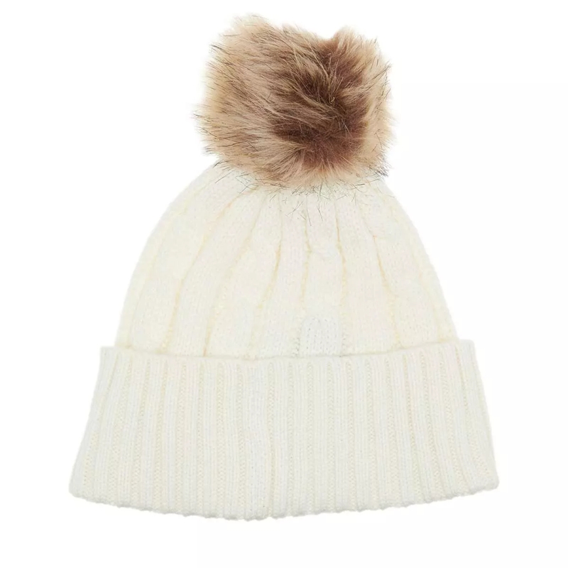 Lauren Ralph Lauren Wollmütze Cable Beanie Hat Cream(Image 3)