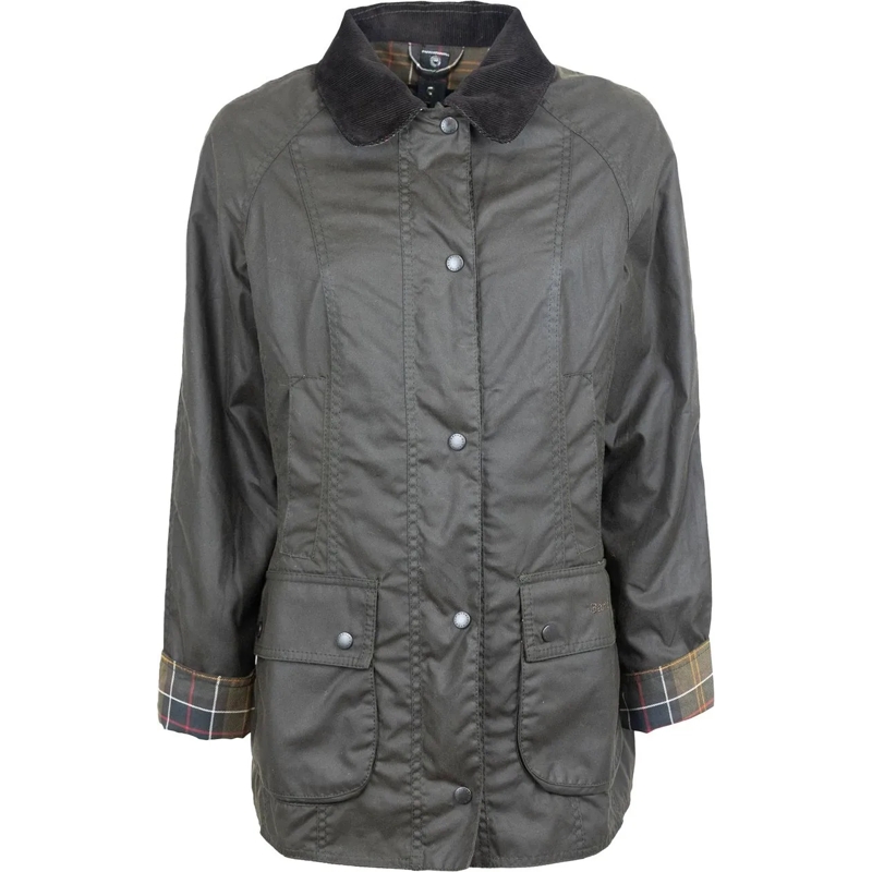 Barbour Donsjas Coats Olio grün