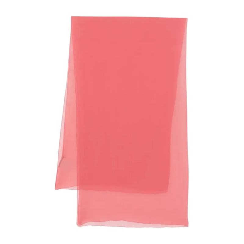 Alberta Ferretti Écharpe légère Lightweight Scarf With Smooth Texture And Subtle S Burgundy