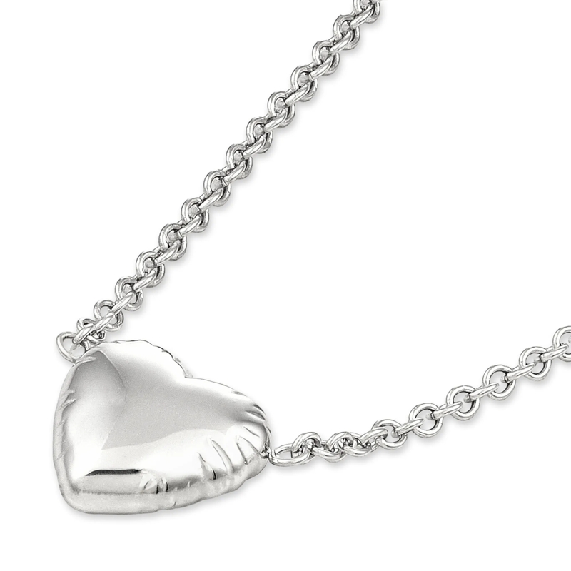 Copenhagen Mittellange Halskette Edelstahl Balloon Hearts silber(Image 3)
