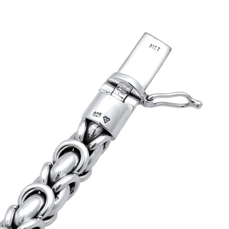 Kuzzoi Armband Armband Herren Panzerarmband Königskette Basic 925 silber(Image 3)