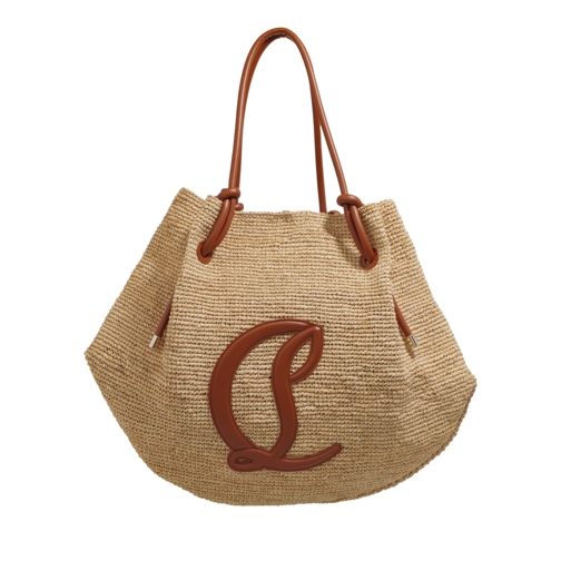 Christian Louboutin By My Side Beach Tote Beige Tote