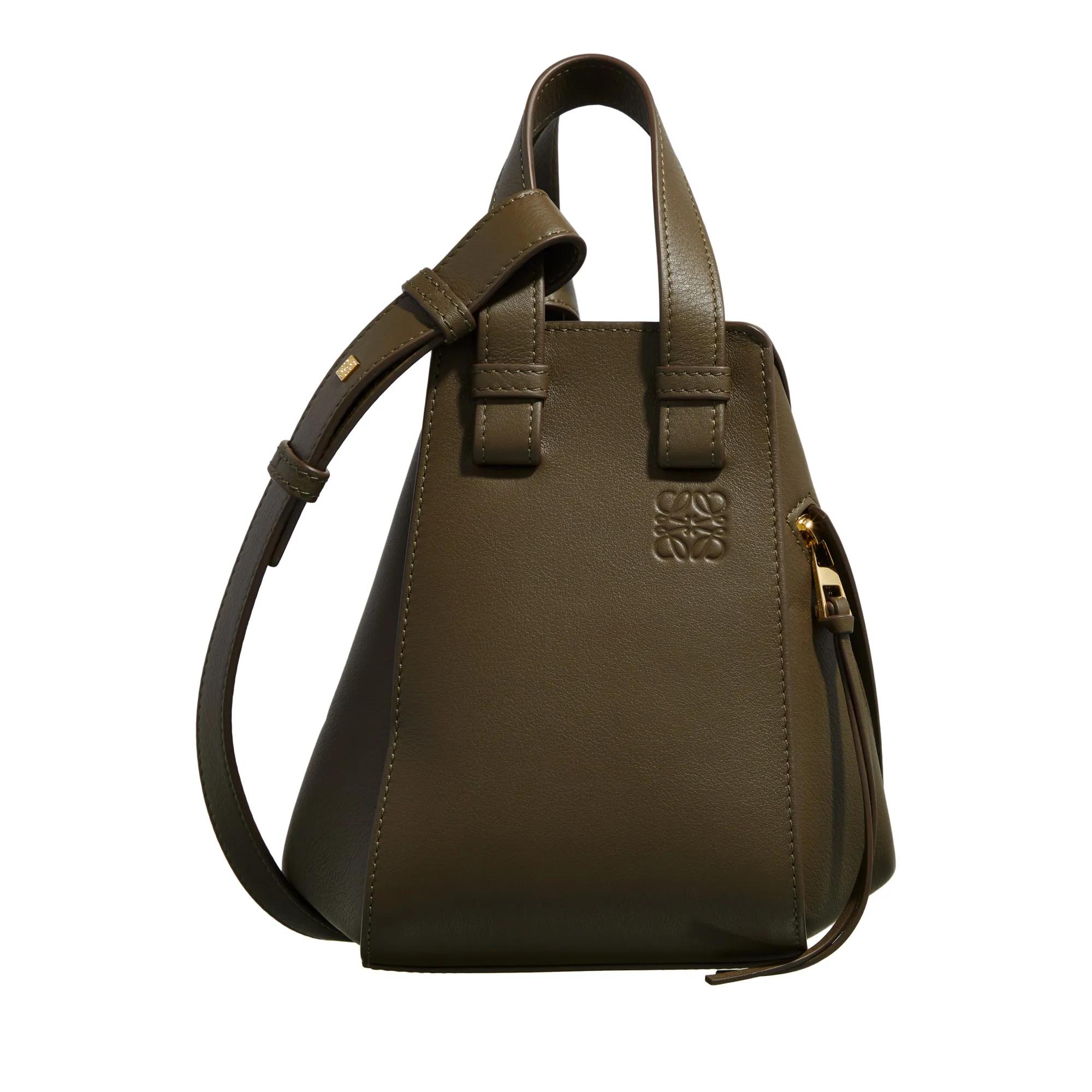 Loewe Crossbody Bags - Compact Hammock bag in classic calfskin - Gr. unisize - in Grün - für Damen