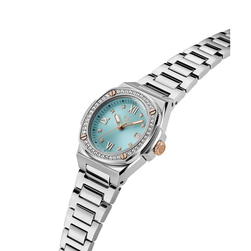 GC Quarzuhr Quarz Analog Uhr Gc Coussin Shape Mini silber(Image 4)