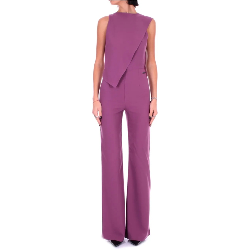 COSTUME NATIONAL  Trousers Malva lila