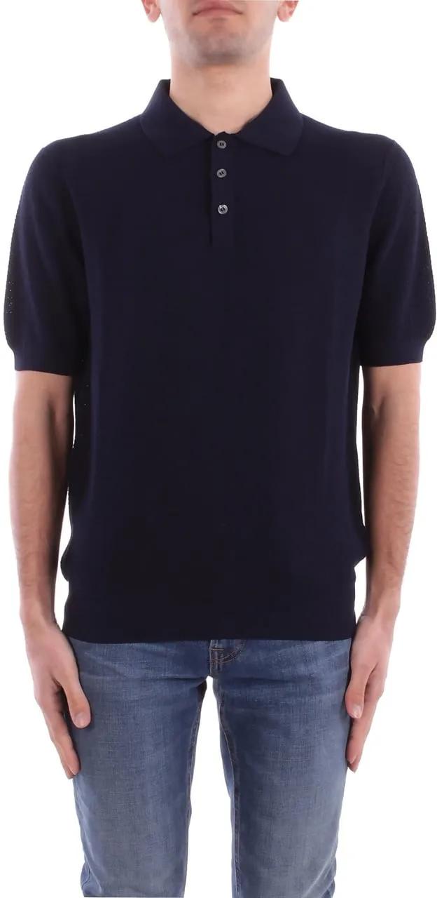 Thumbnail - Tagliatore - T-Shirts And Polos Blue - Größe 54 - blau
