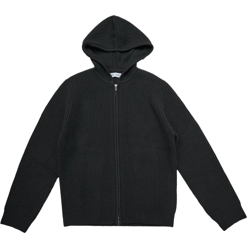 Samsøe Samsøe  Felpa Con Cappuccio Knit Saisak Verde Scuro grün